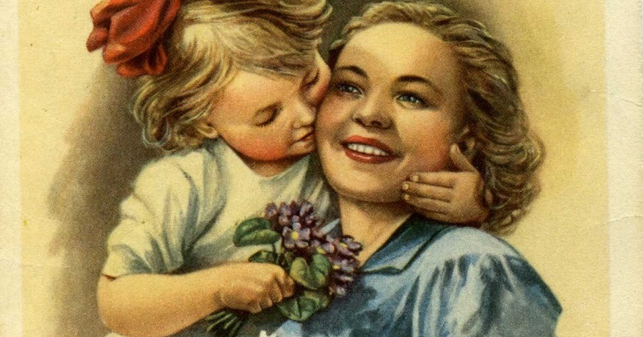 Открытки мама детские, открытки новому