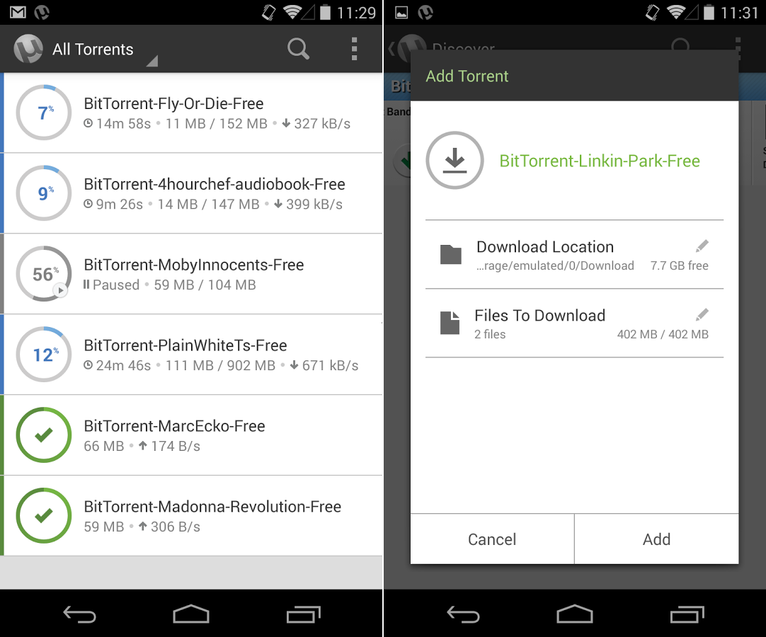 Bittorrent for android settings app vuze vs utorrent 2014 toyota
