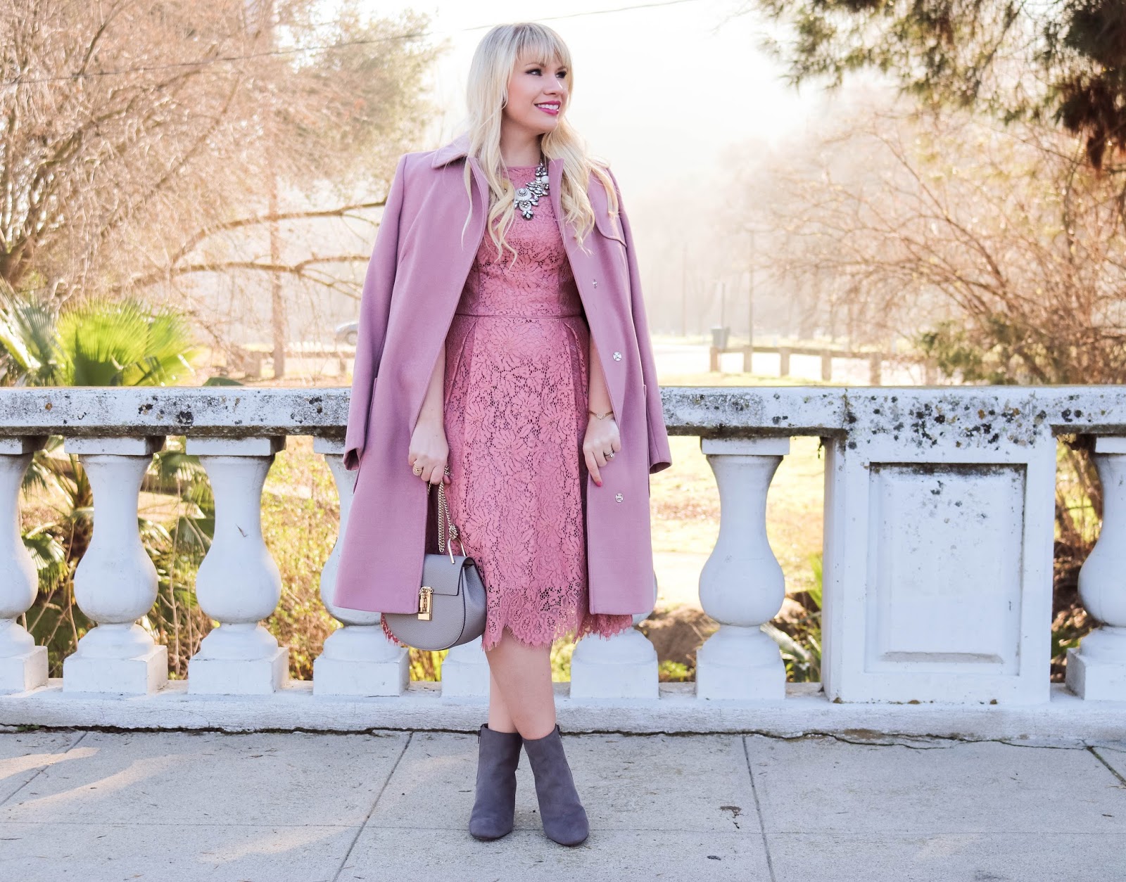 Pink and Grey Marks & Spencer Outfit