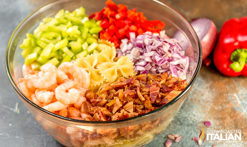 Bacon Shrimp Pasta Salad