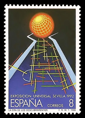 Sevilla - Filatelia - Expo 92 - 1988 (8 pta.)