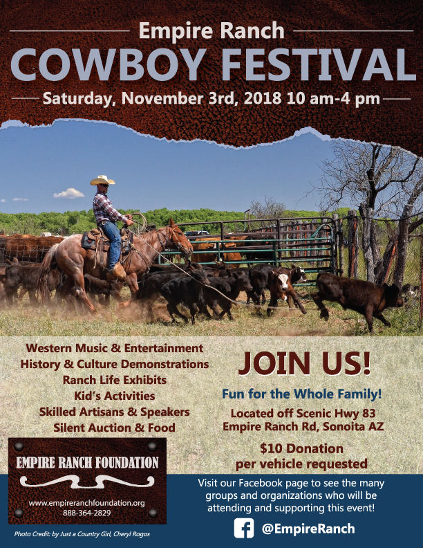 Come to the Empire Ranch Cowboy Festival!