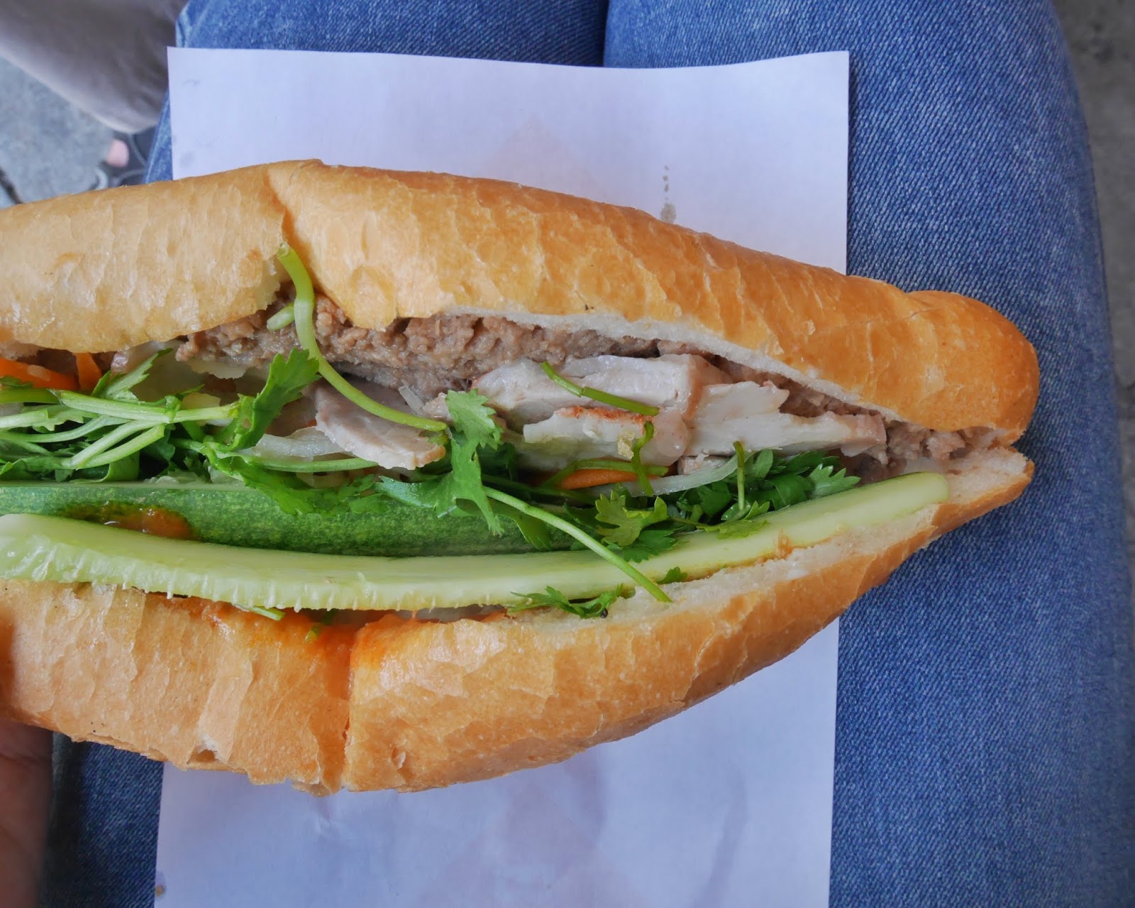 Duck Pâté Banh Mi, Old Quarter, Hanoi