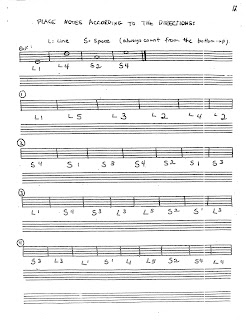 Miss Jacobson's Music: THEORY #4: NOTE READING LINES and SPACES/HIGHS