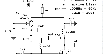 HomeMade DIY HowTo Make: Wideband LNA - Frequency Range 100MHz to 4GHz