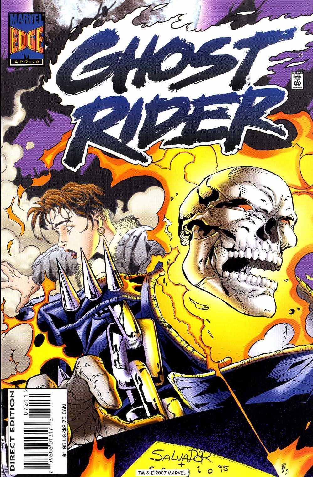 Read online Ghost Rider (1990) comic -  Issue #72 - 1