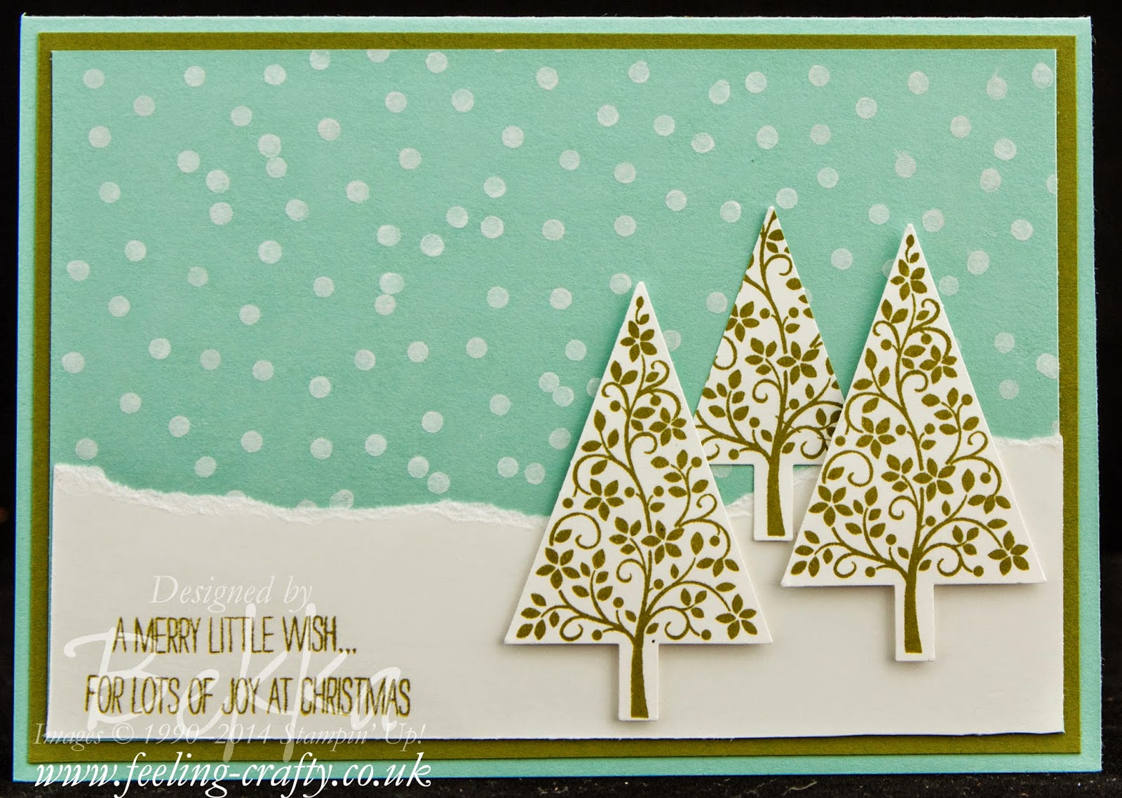 A couple of fun things you can do with the Festival of Trees Stamp Set - check them out here
