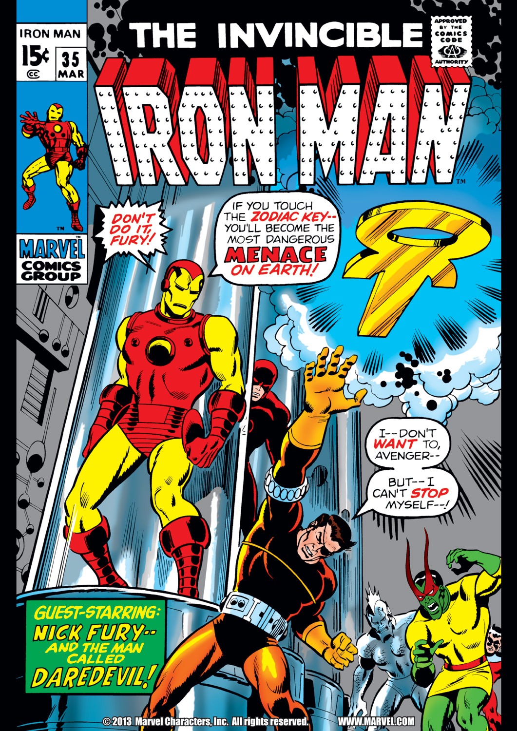 Read online Iron Man (1968) comic -  Issue #35 - 1