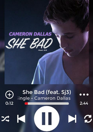 Cameron Dallas song lyrics She Bad Feat SJ3