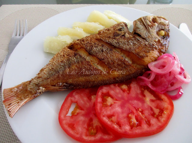 Pargo frito