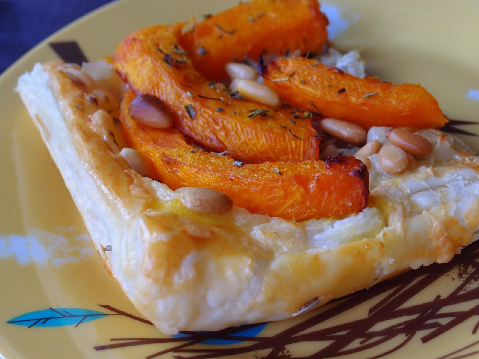 The VegHog Onion squash tart