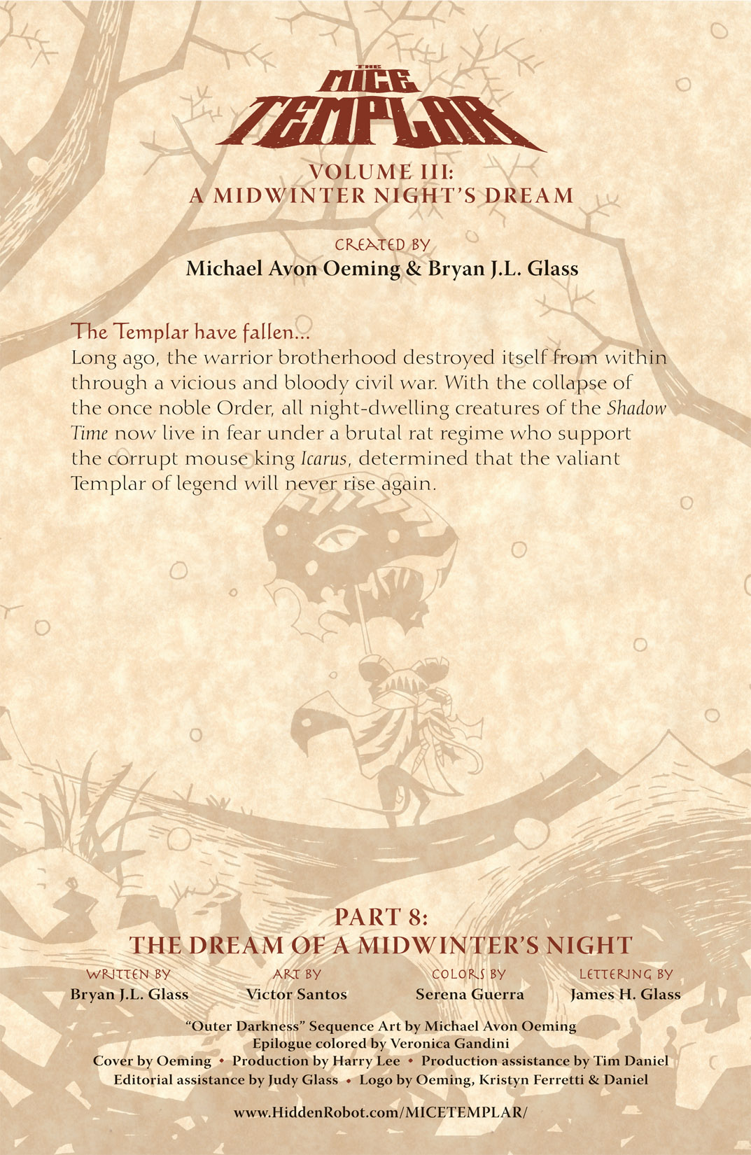 Read online The Mice Templar Volume 3: A Midwinter Night's Dream comic -  Issue #8 - 2