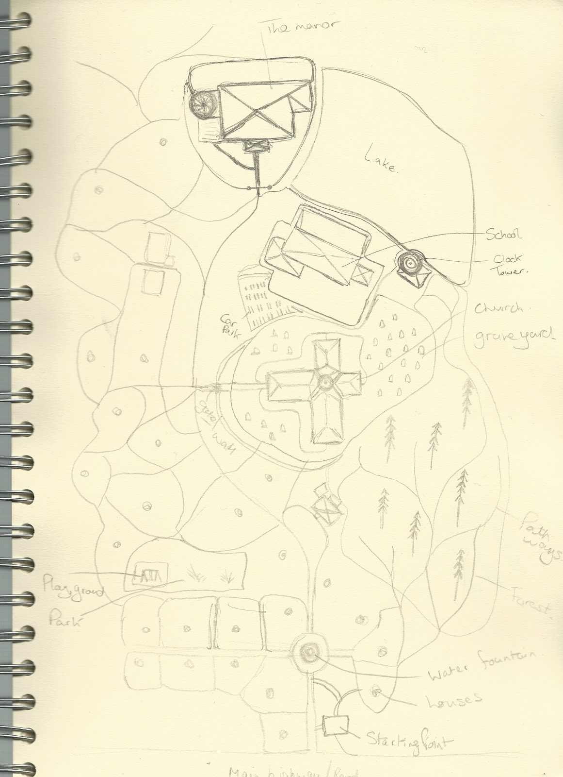 Jack Eastoe | 3D Development Blog: Game Design Doc - WIP Exterior and map