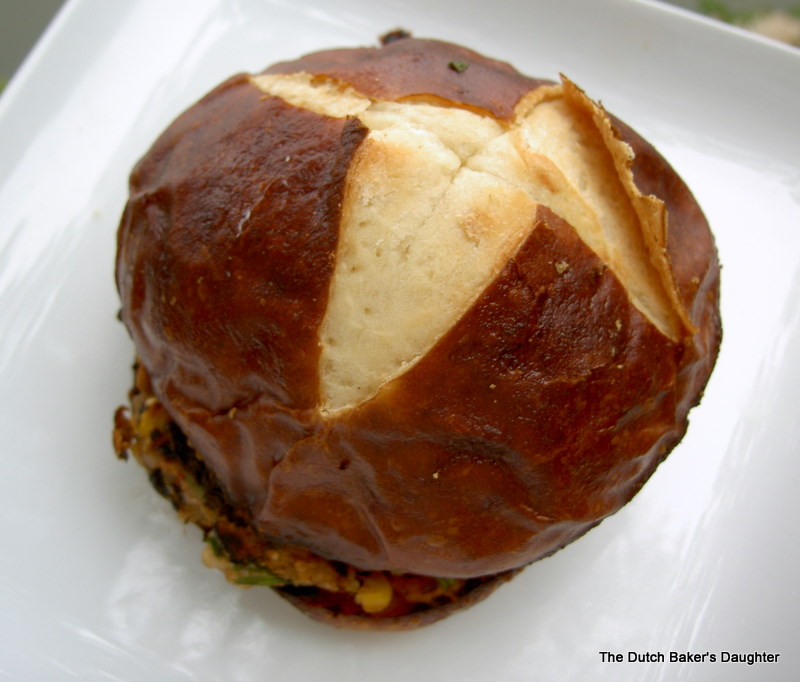 The Dutch Baker's Daughter Homemade Veggie Burgers...and a winner!