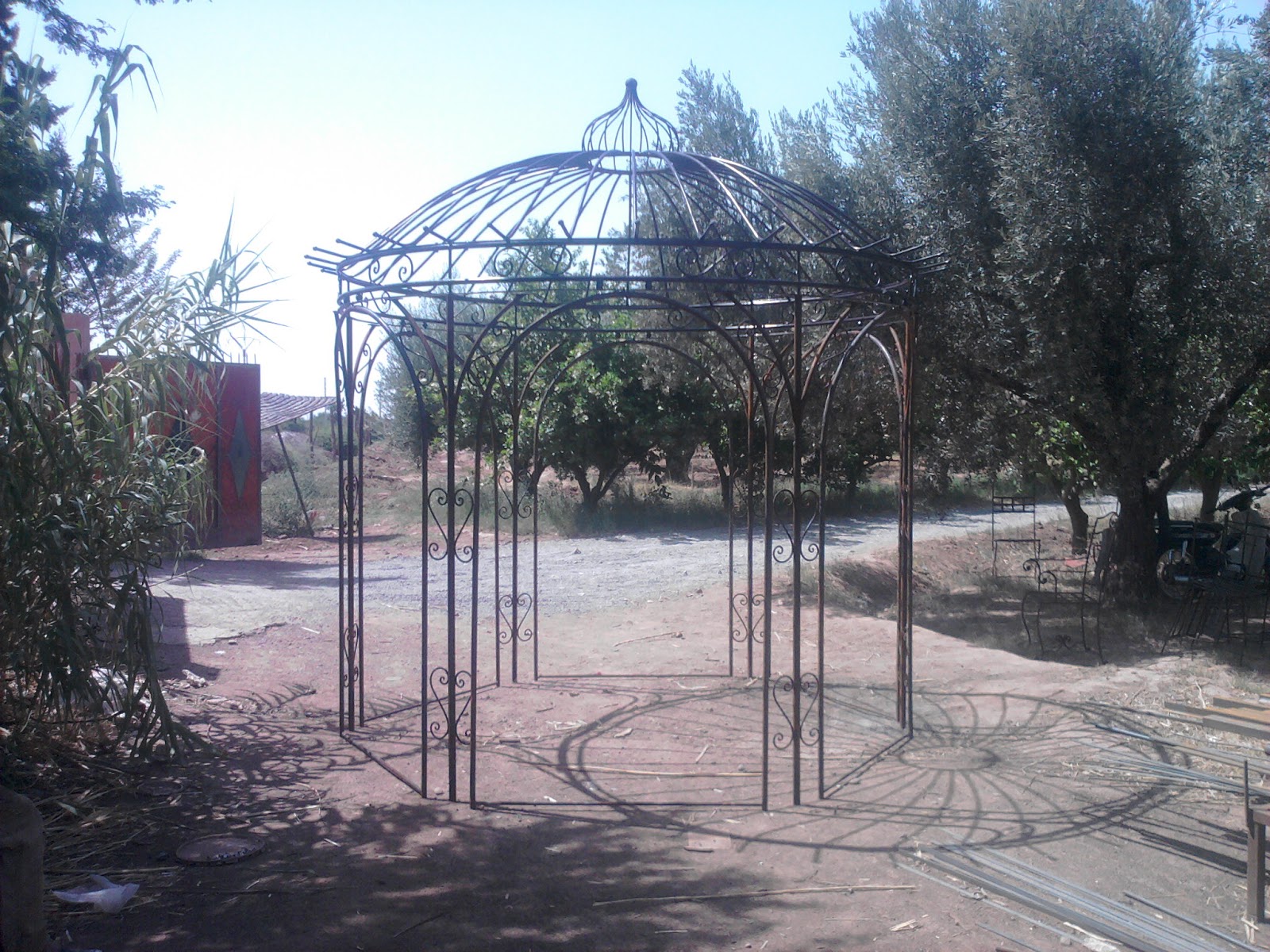 Gloriette en fer forgé - RACHID FER FORGE