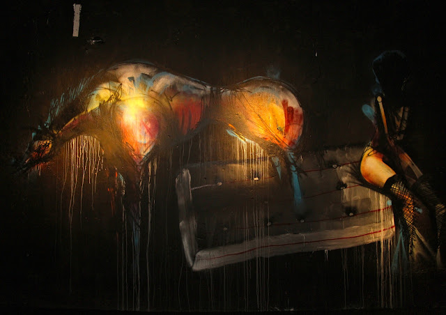 Indoor Murals and Installations By David Choe, Martin Whatson, DALeast, Ernest Zacharevic, M-City... For Nuart 2013.