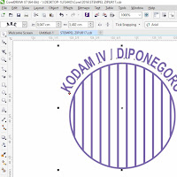  Cara  membuat Desain  STEMPEL  dengan CorelDRAW  DODO GRAFIS