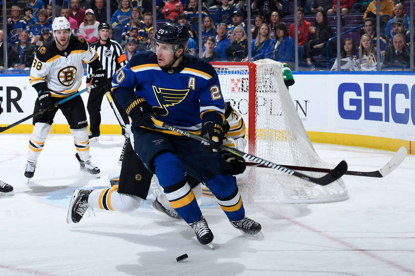 In The Slot: Blues forward Alexander Steen