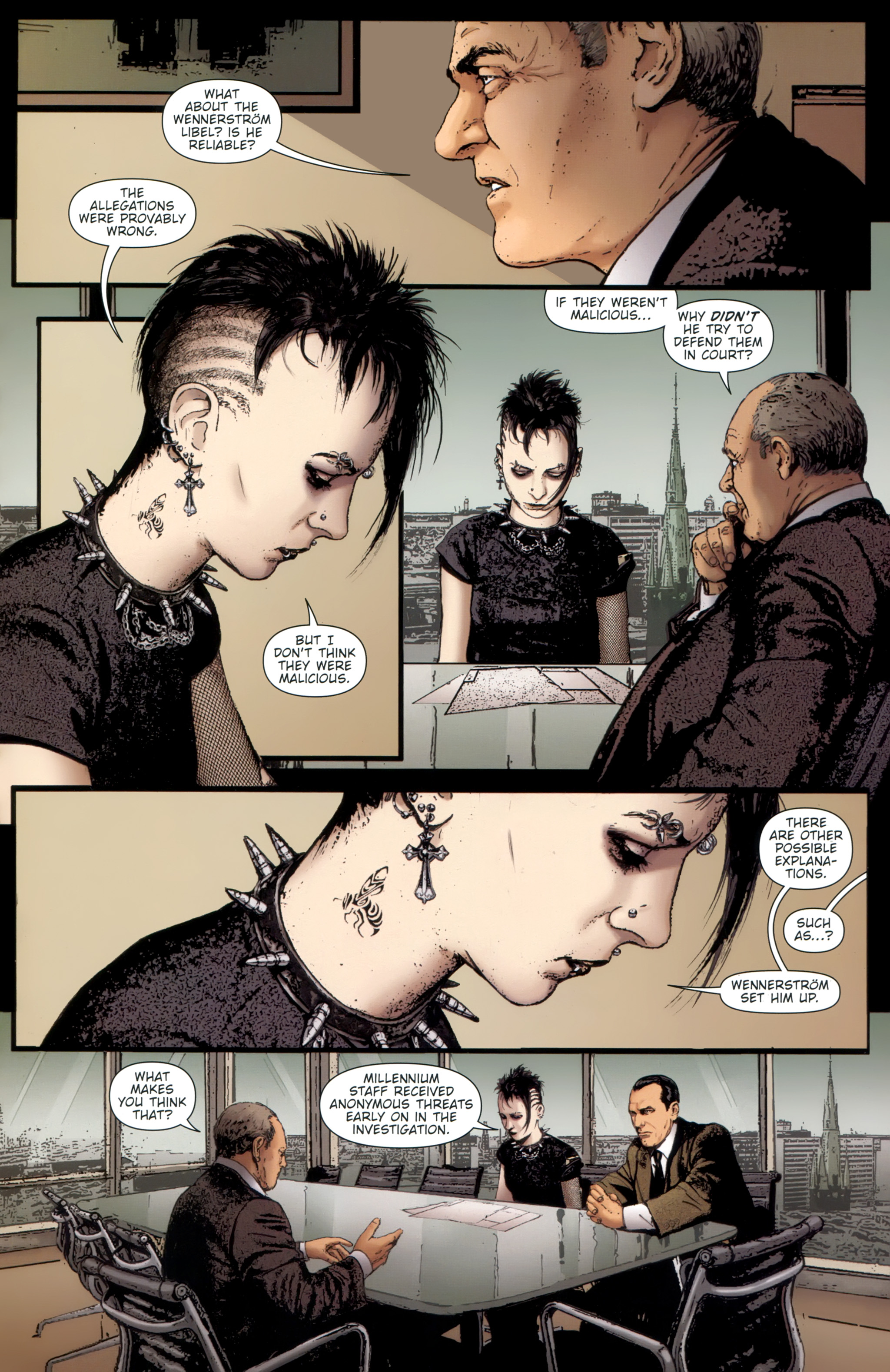 Read online The Girl With the Dragon Tattoo comic -  Issue # TPB 1 - 22