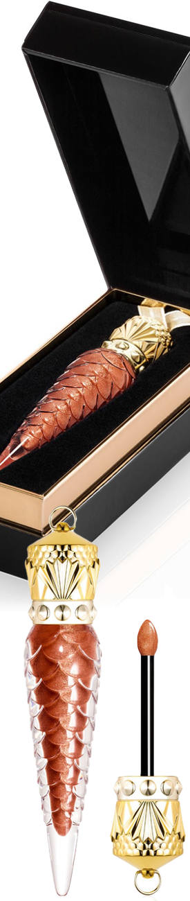 Christian Louboutin Loubilaque Lip Lacquer Metalinudes Goldissima