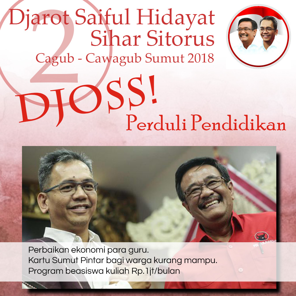 Djarot-Sihar Andalkan 'Kartu Sakti' untuk Sejahterakan Warga Sumut