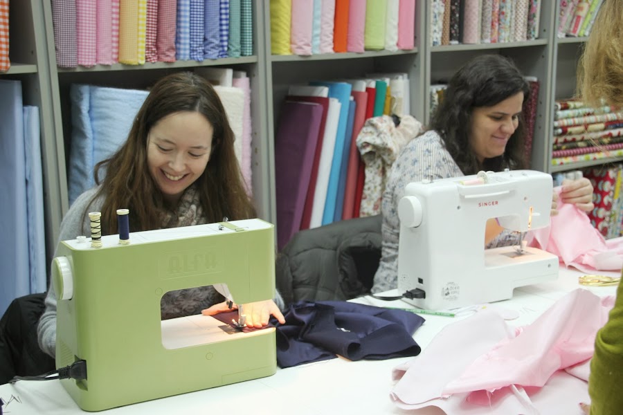 Clases de costura madrid. Aprender a coser