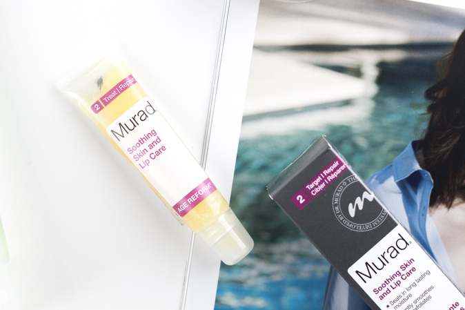 murad age reform soothing skin and lip care