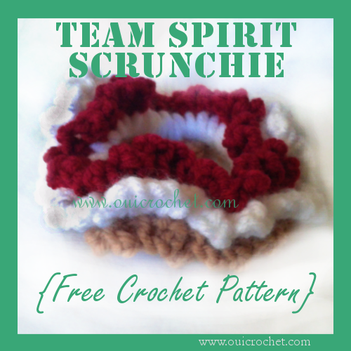 Team Spirit Hair Scrunchie
