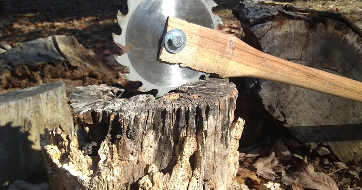 Crossing an Axe with a Circular Saw Blade