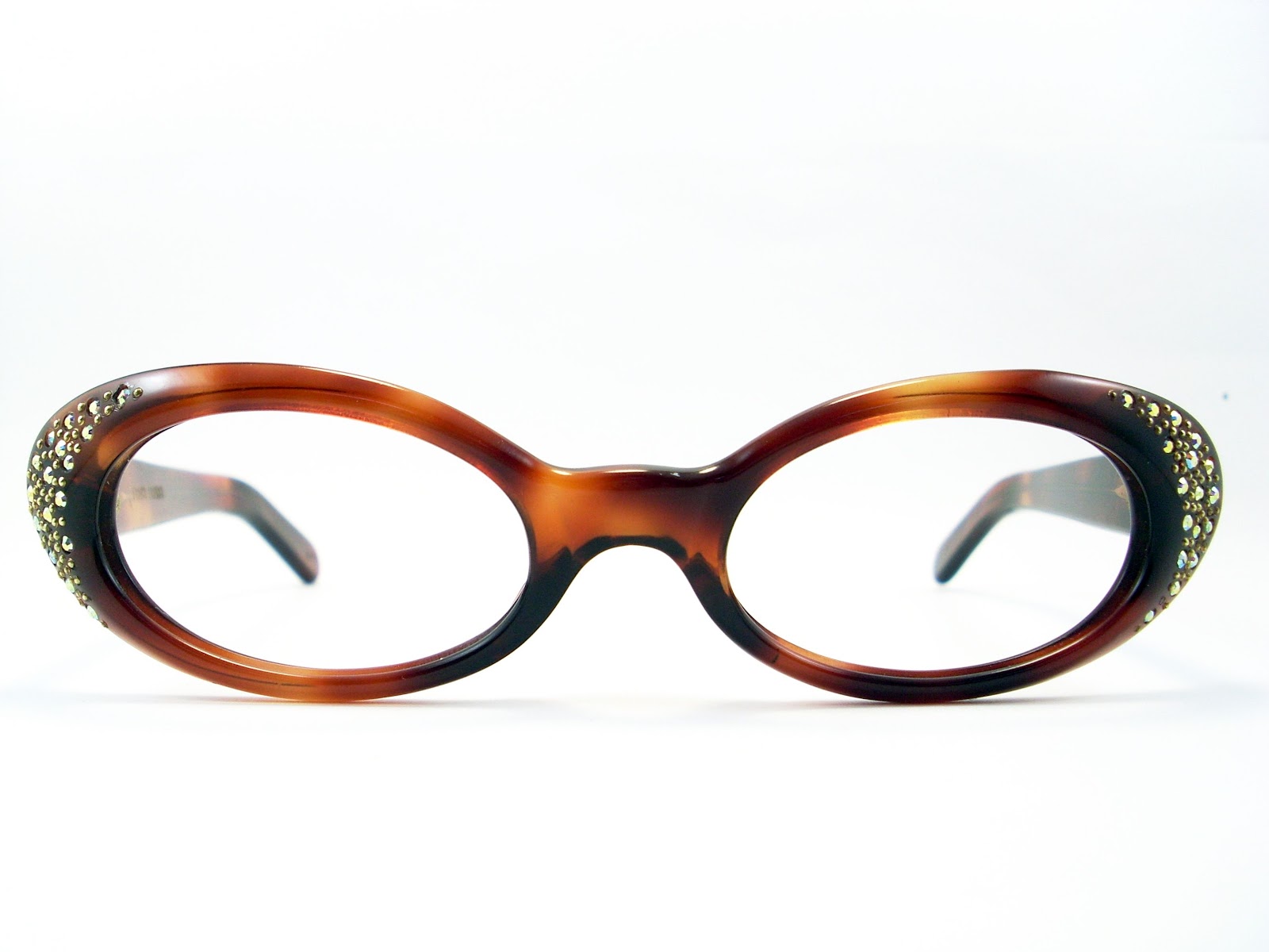 Vintage Eyeglasses Frames Eyewear Sunglasses 50S: VINTAGE CAT EYE