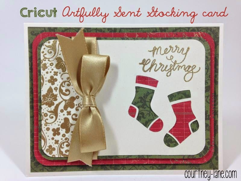 Merry Christmas stockings card