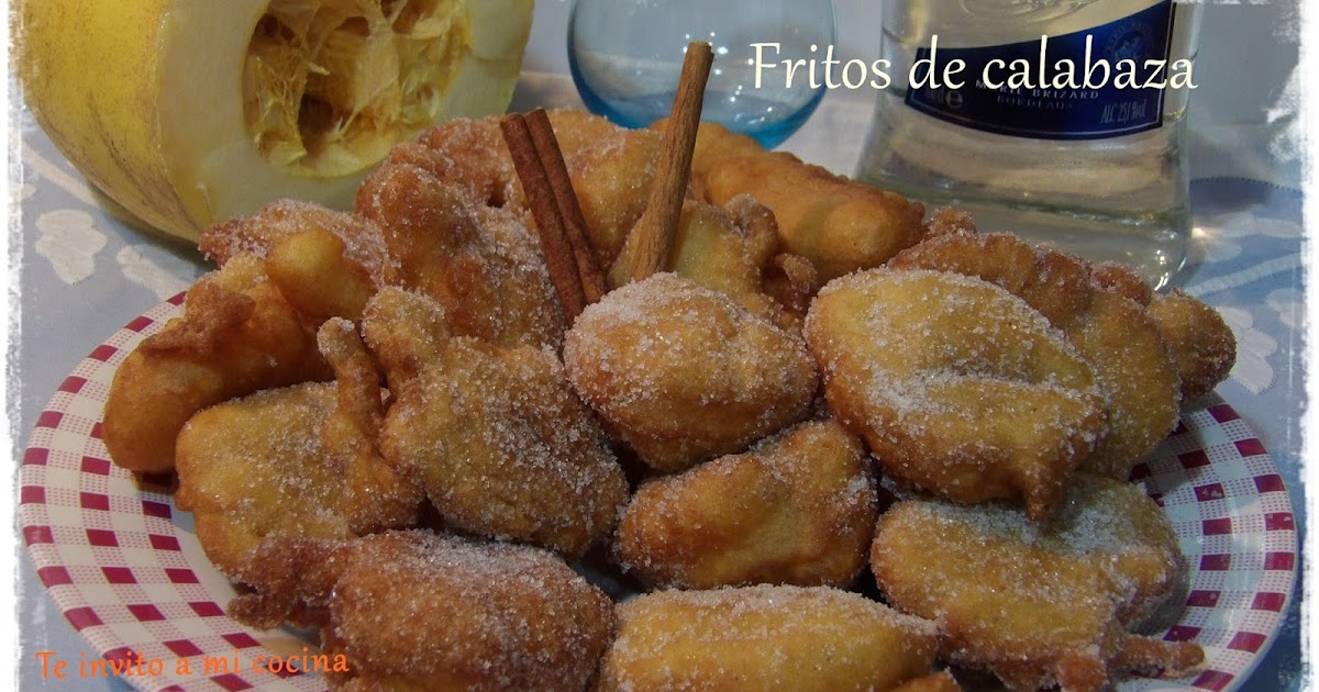 image of Te invito a mi cocina: fritos de calabaza - Blogger