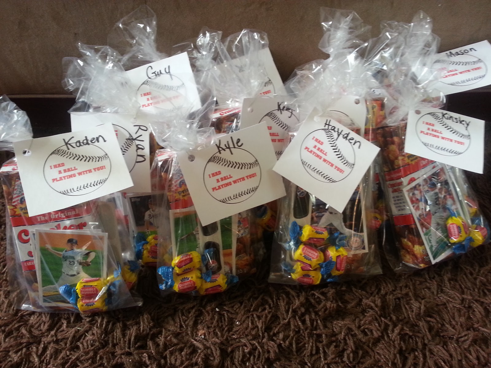 Giggles and Grass Stains End of Baseball Season and School year goodies!