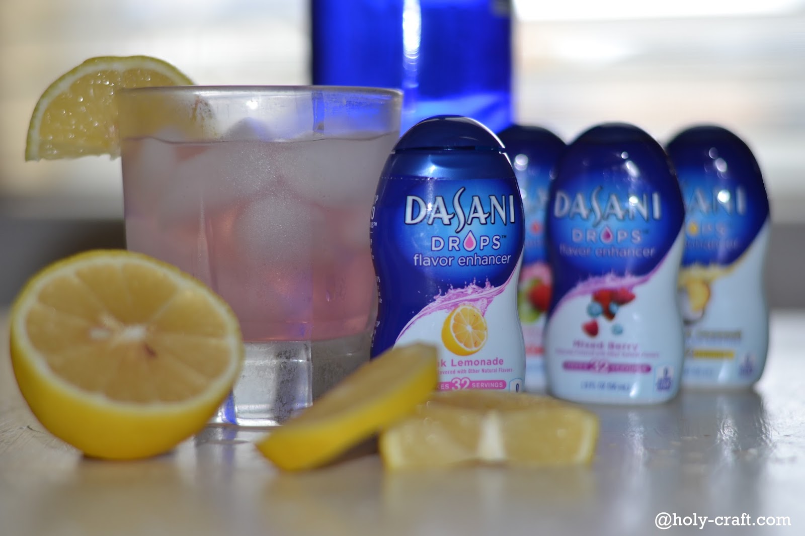 Low Calorie Pink Lemonade with a Twist