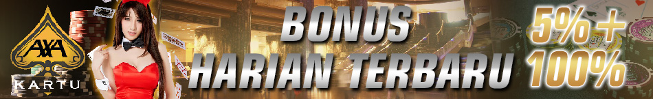 Bonus Deposit Terbaru Axakartu Bonus Deposit 5% + 100% Terbaru