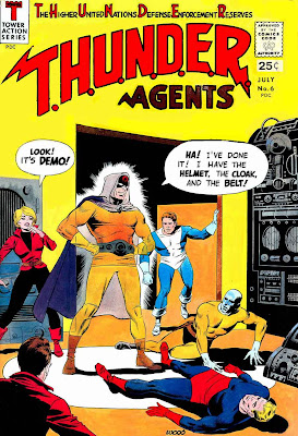 Thunder Agents v1 #6 tower silver age 1960s comic book cover art by Wally Wood