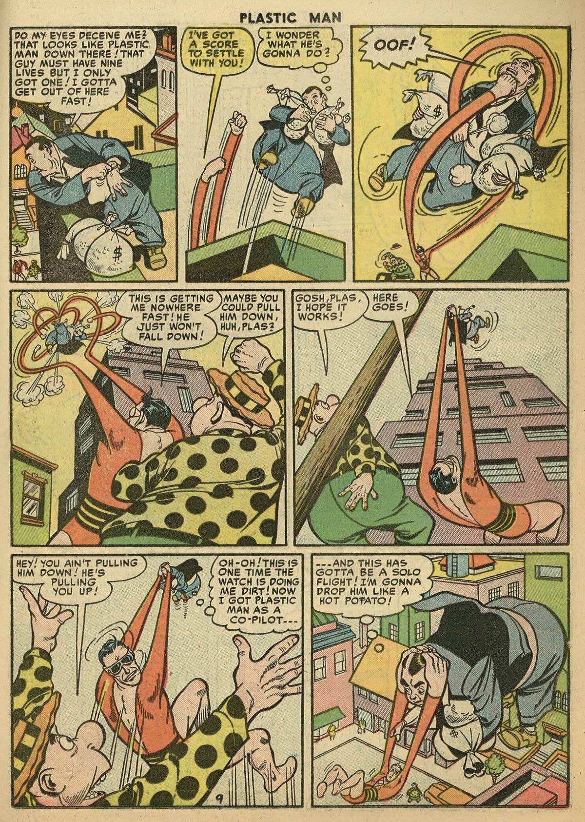 Read online Plastic Man (1943) comic -  Issue #56 - 11