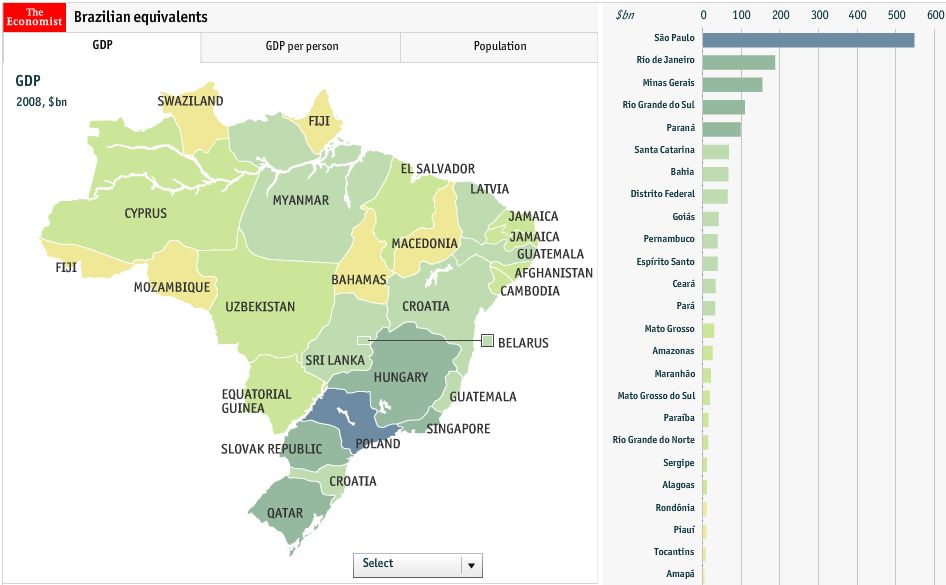 Um Blog Contemporâneo: Quantos países cabem no Brasil