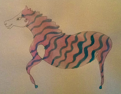 Art Intertwine - Watercolour Animals a la Picasso