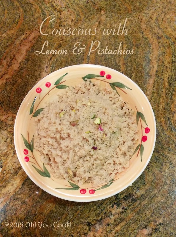 Couscous with Lemon and Pistachios