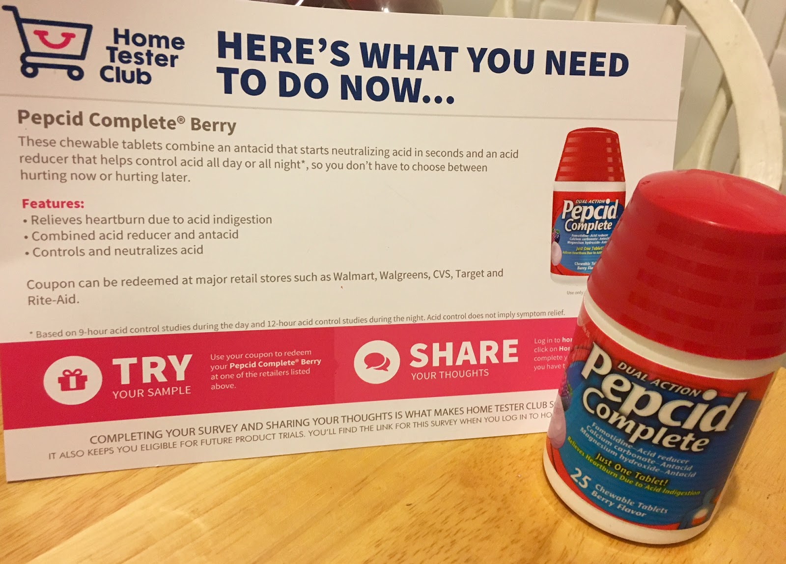 Jenn's Savings, Freebies & Deals Pepcid Complete Berry free from Home