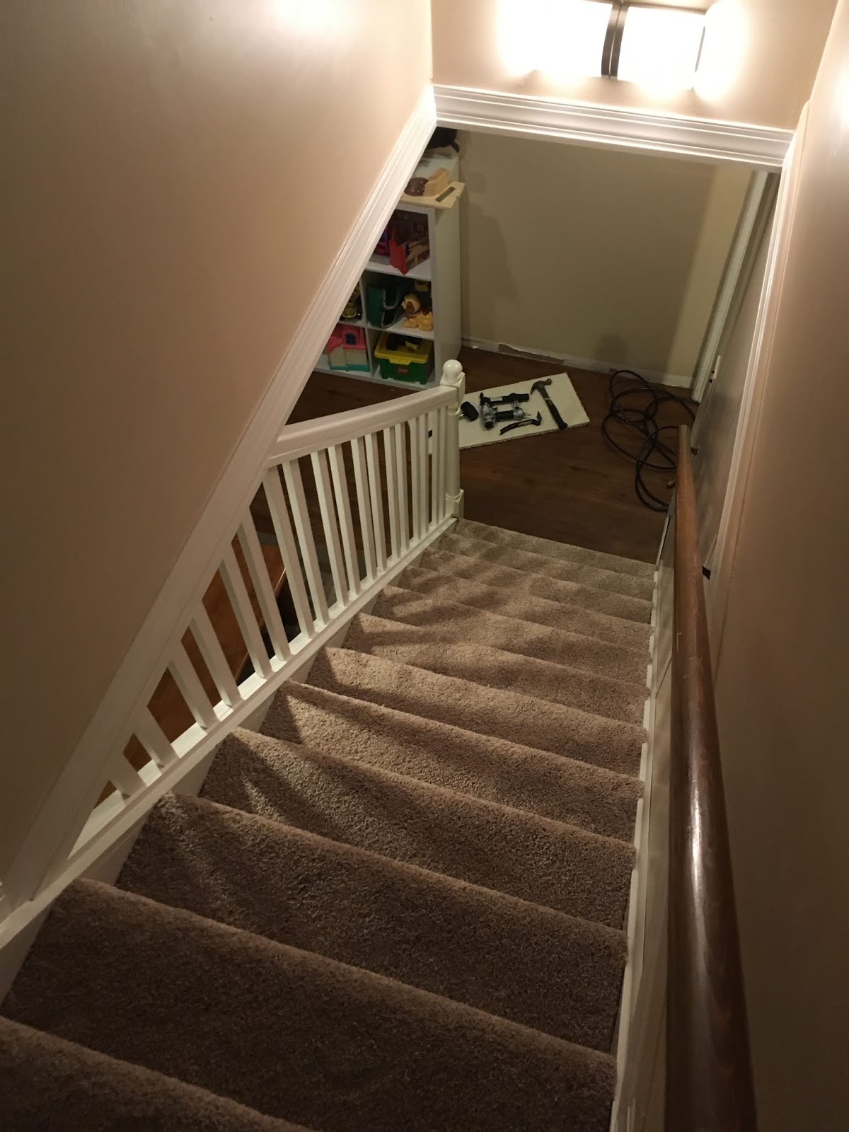 Life of Gregory D Renovation Basement Stairs