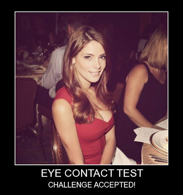 Eye contact challenge