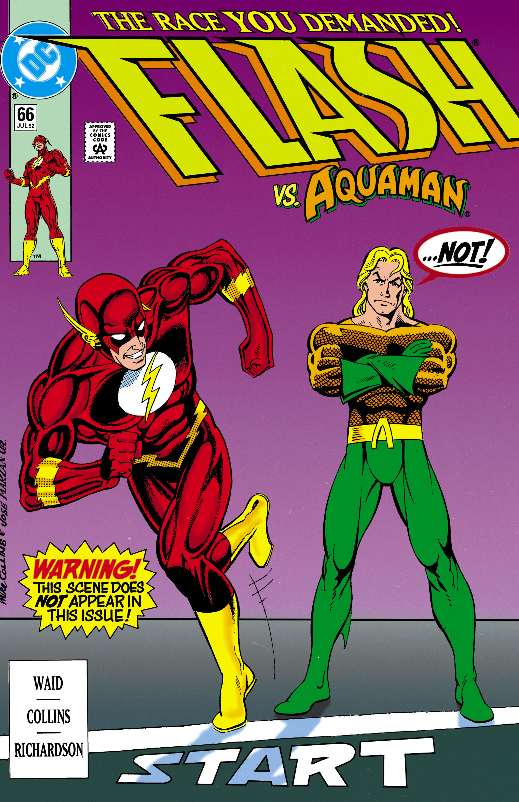 Read online The Flash (1987) comic -  Issue #66 - 1