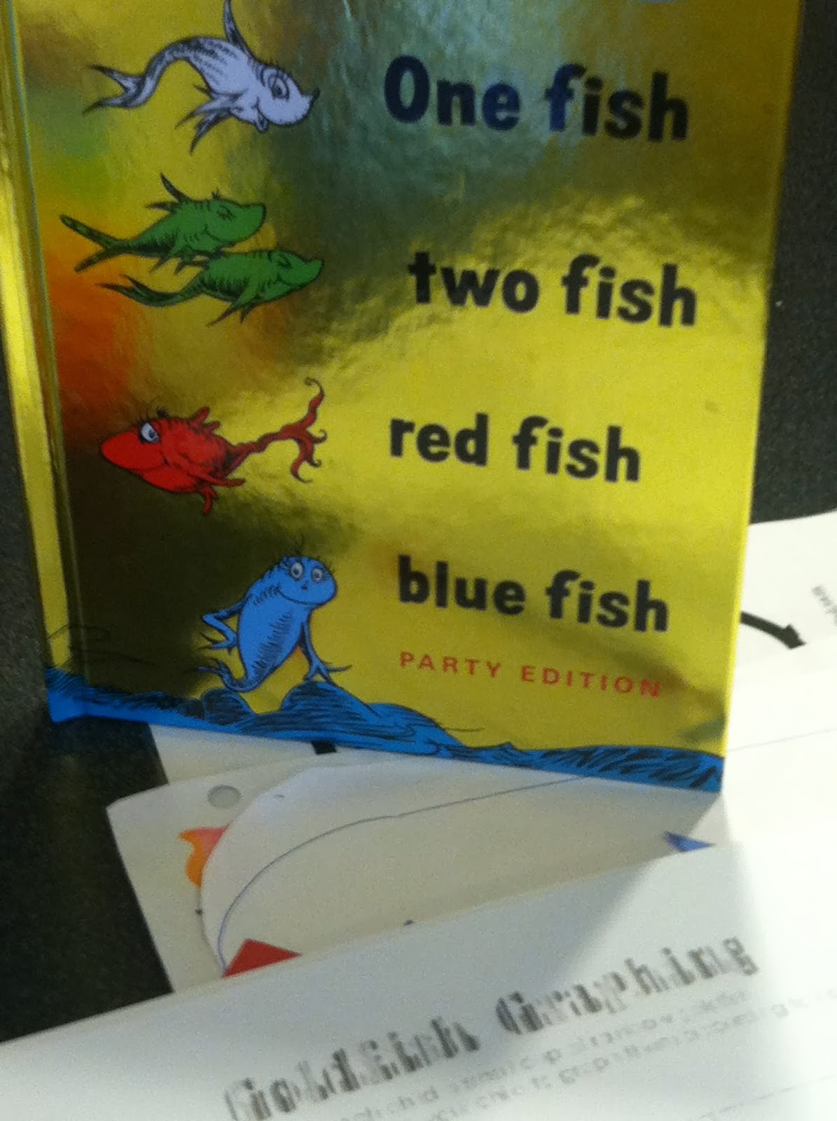 ABC's of Jess's house: One Fish, Two Fish, Red fish, Blue Fish