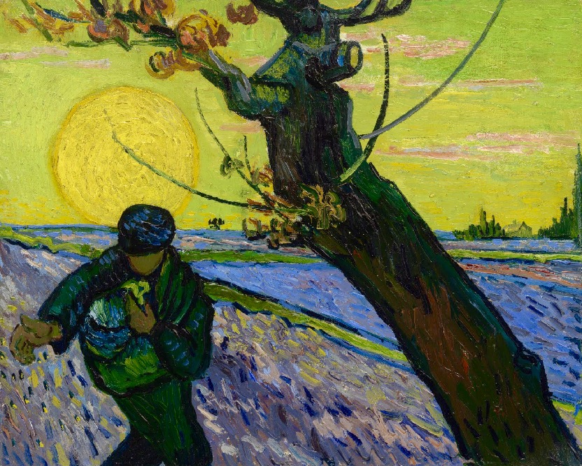 alfombra Nathaniel Ward escalera mecánica El Poder del Arte: "El sembrador", obra de Vincent van Gogh