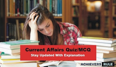Daily Current Affairs MCQ - 30th Sept & 1ST Oct 2017