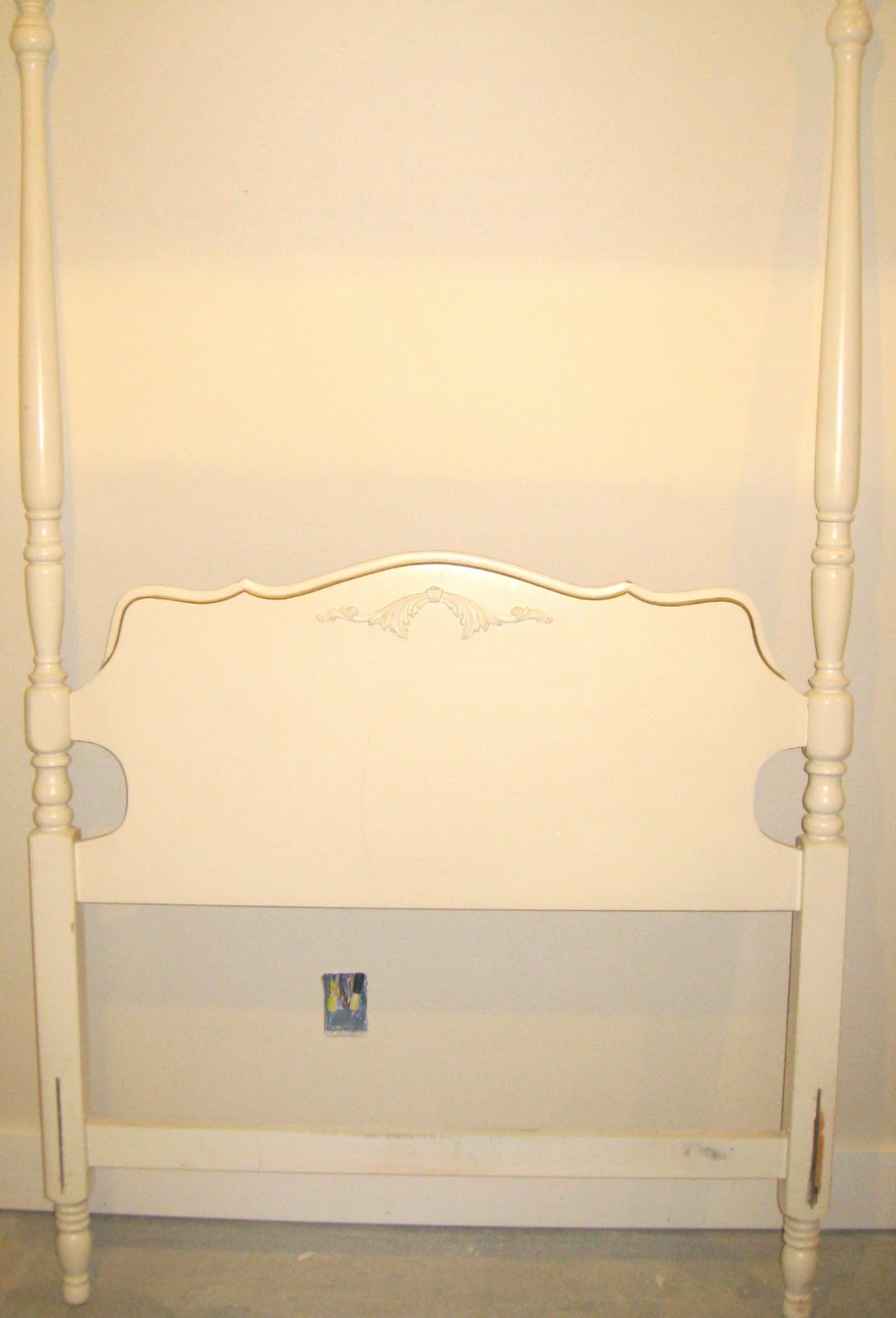 Simply Projects Shabby Chic Headboard and Footboard Makeover