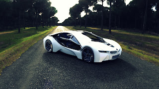 Bmw-i8-in-white-color-HD-wallpapers,Bmw-i8-with-natural-HD-wallpapers