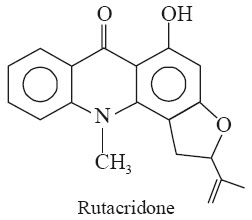 Rutacridone